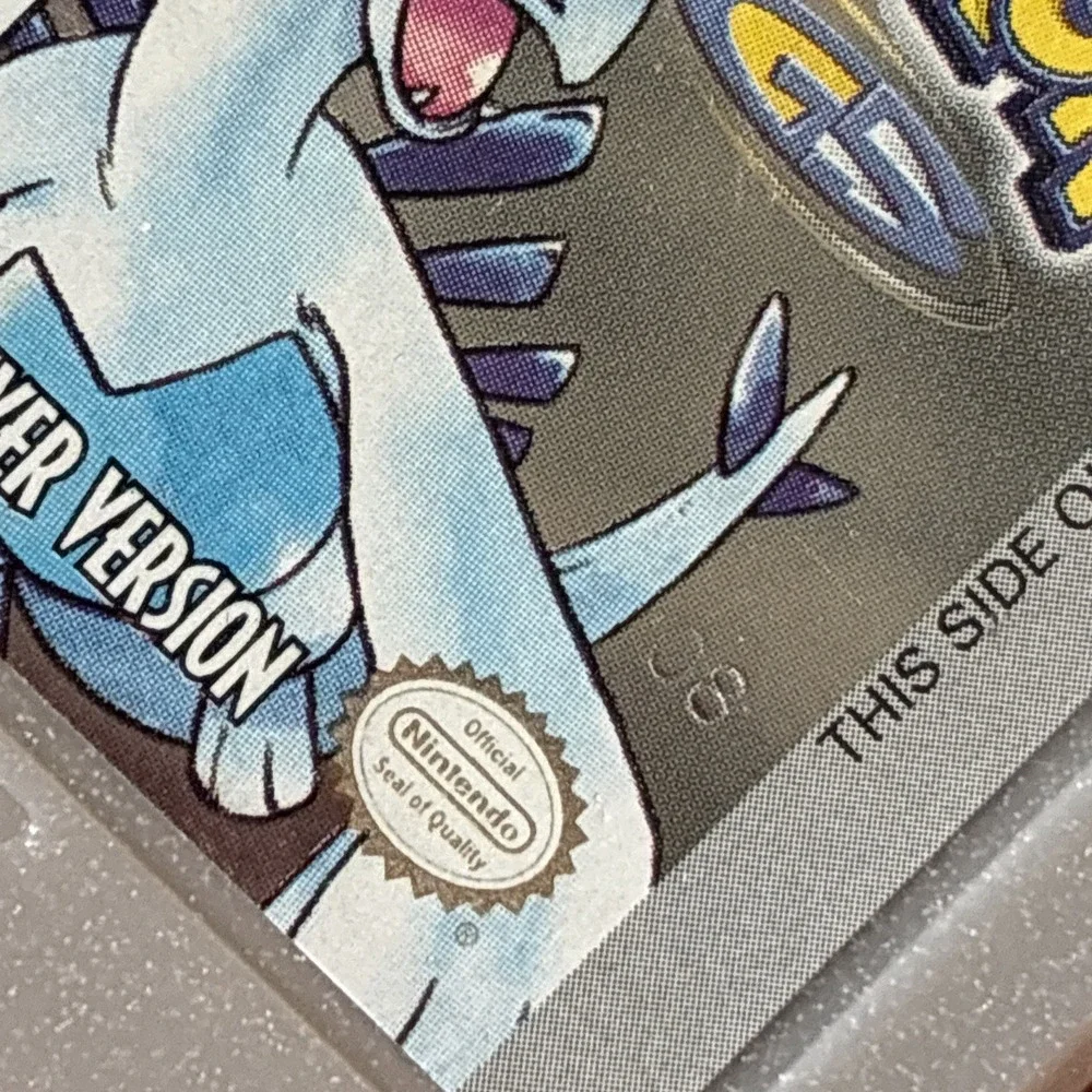 Pokemon Silver Nintendo Gameboy Color Cartridge - Dry Battery - AND Manual!